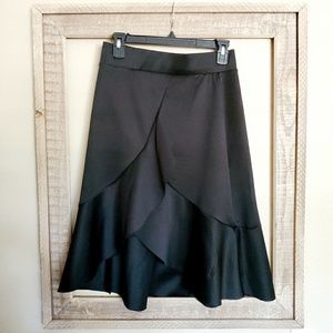 Halogen Ruffle Hem A-Line Skirt